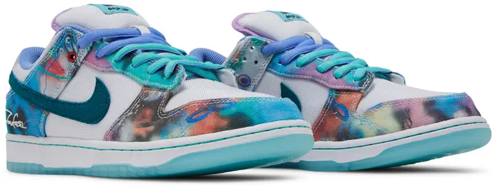 Futura Laboratories x Nike Dunk Low SB 'Bleached Aqua'(MASTER COPY), image 8