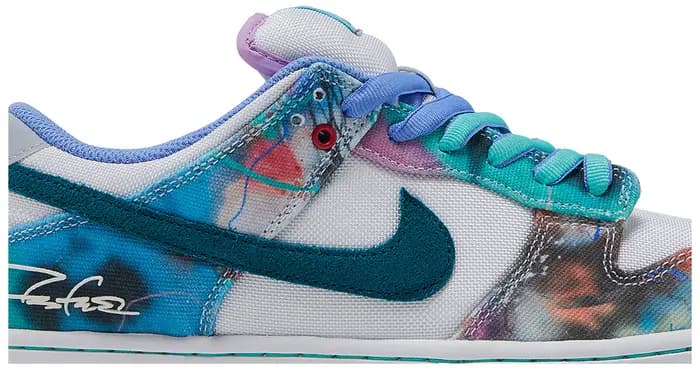 Futura Laboratories x Nike Dunk Low SB 'Bleached Aqua'(MASTER COPY), image 2
