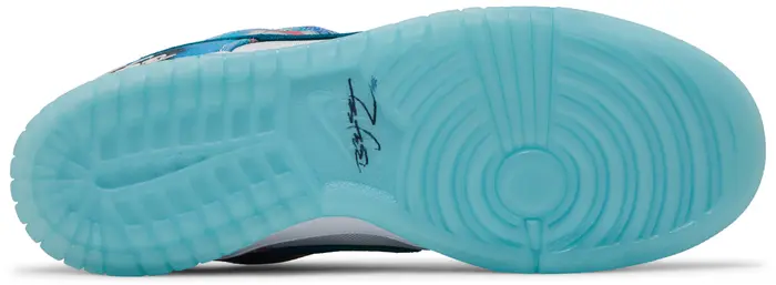 Futura Laboratories x Nike Dunk Low SB 'Bleached Aqua'(MASTER COPY), image 4
