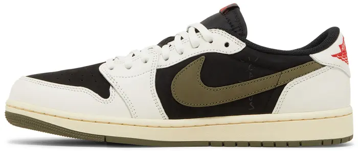 Travis Scott x Wmns Air Jordan 1 Retro Low OG SP 'Olive'(MASTER COPY), image 3